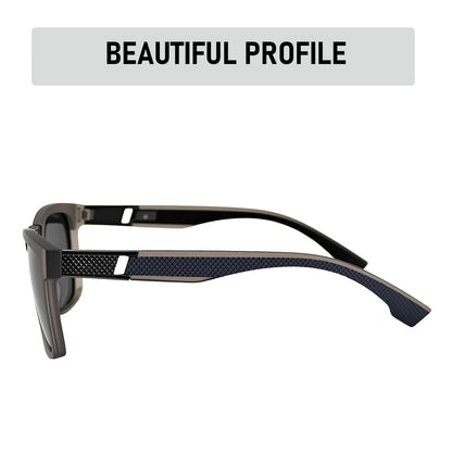 Vintage Retro Polarized Sunglasses For Men Vacation Square Sunglass Women UV400 Protection Fashion Glasses Gafas De Sol Hombre