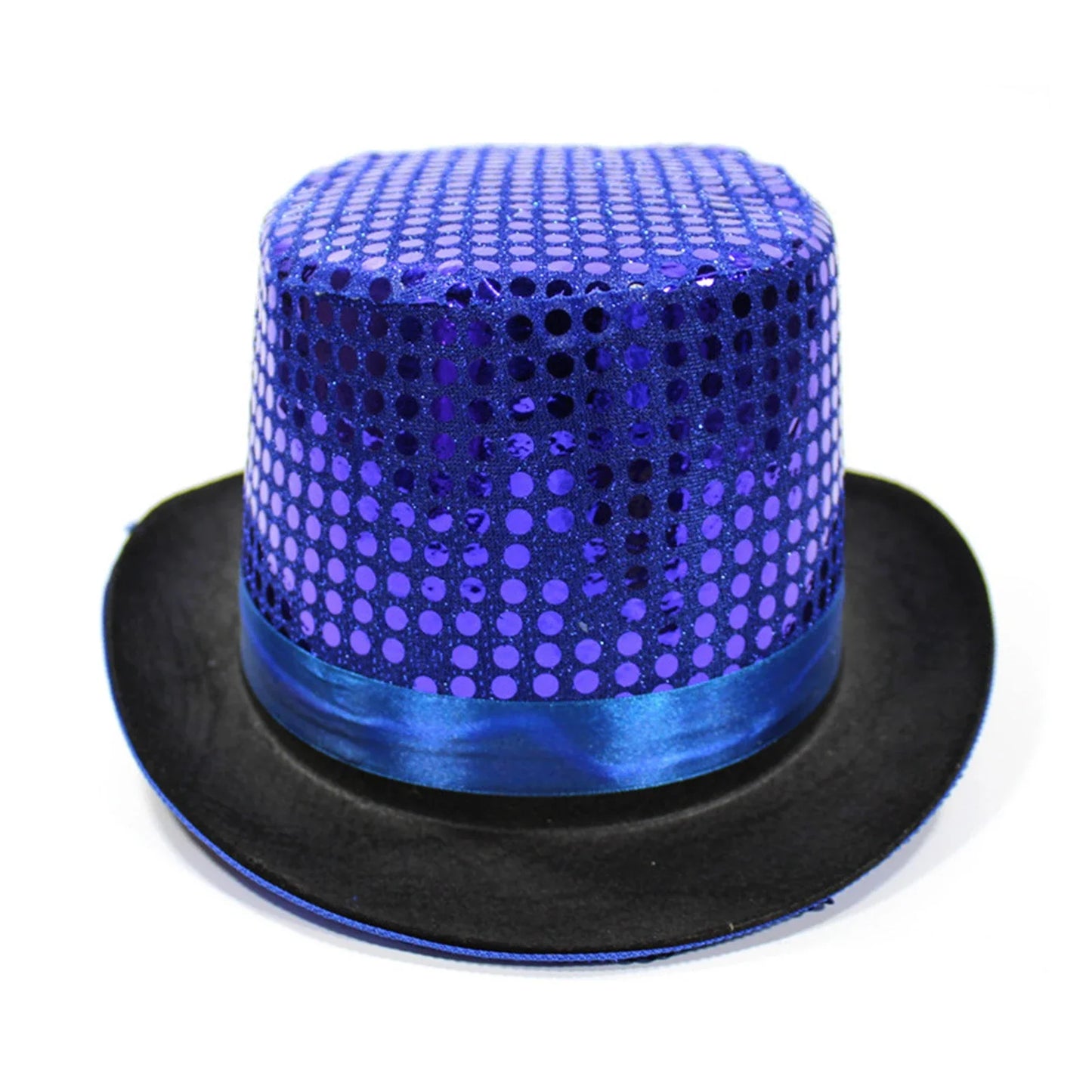 Magic Performance Hats British Style Fedora Glitter Jazz Caps Panama Evening Party Headwear for Women Men Gentleman Dancing Hat