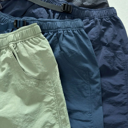 Spring 2026 Outdoor Lightweight Quick Dry Cargo Pants Multiple Pockets City Casual Style Polyester Fiber Straight Leg