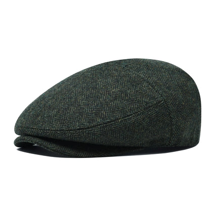 Men Wool Blend XL XXL Ivy Newsboy Cap Classic Tweed Gatsby Cabbie Flat Hat