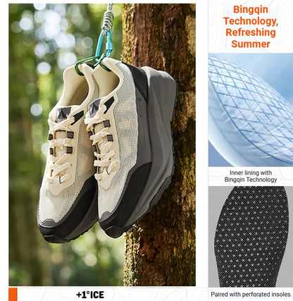 Men Caravan shoes Summer Air Mesh Breathable Anti-slip Wear-resistant Male Outdoor Hiking Sneakers 672626767