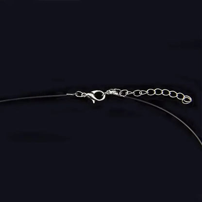 0.5/1/2carat Solitaire Moissanite Diamond Pendant NecklaceCertified Certificate Invisible Fishing Line Necklaces for Women