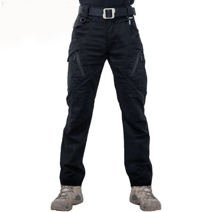 IX9 City Tactical Cargo Pants Men Hiking   Hunting Pants Cotton Many Pockets Stretch Flexible Man Trousers XXXL