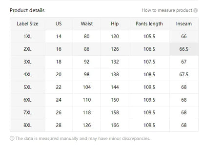 Plus Size 1XL-8XL Woman‘s Fashion  Multi-color Digital Printed Harem Pants Trousers Ladies Long Leg Wide Leg Pants Pants