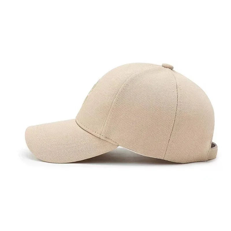 Simple Letter C Embroidered Baseball Cap For Men Women Solid Color Adjustable Sun Hat Unisex Casual Hip Hop Dad Trucker Cap