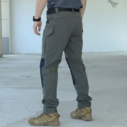 Cargo Pants Outdoor Multi-pocket Tactical Pants Ripstop Waterproof Trousers Male Wear-resistant Training Fishing Workwear Pant