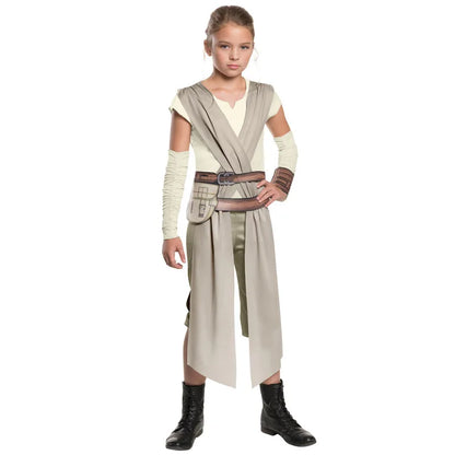 Girls Galaxys Edge Skywalker Warrior Suit Full Set Outfit Halloween Cosplay Costume