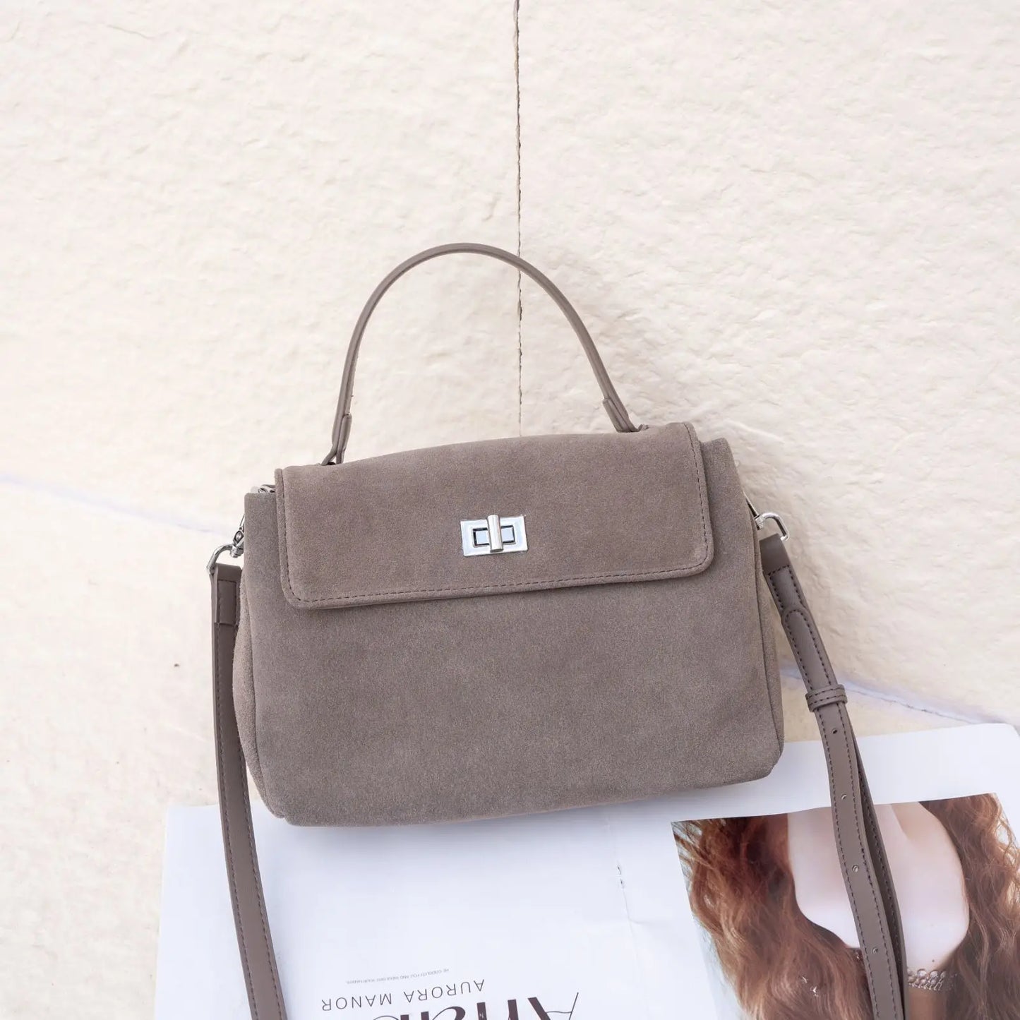 genuine leather Soft Leather minimalist Crossbody bag women female luxury Fashion handbag shoulder bag