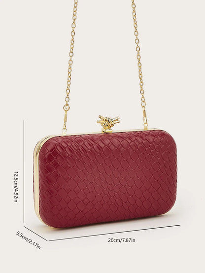 Women's Fashion Snake-Print Clutch Bag, Evening Bag, Clutch Bag to Match Evening Dresses, Detachable Shoulder Strap, Suitable for Prom, Parties, Wedding Season, Carnivals, Holiday Gatherings, Business Commuting, Women's Gift