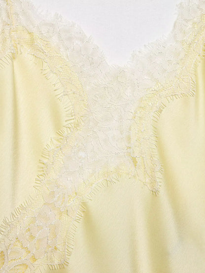 Sexy Women Asymmetrical Lace Slip Tops Summer Female Backless Sleeveless Off Shoulder Underwear Tanks Elegant Beach Camisole