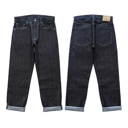 SZ6601-10OZ Men Jeans Selvedge Sanforized Denim Jeans Summer Indigo Jeans for Man Regular Fit Straight Leg 10 Oz