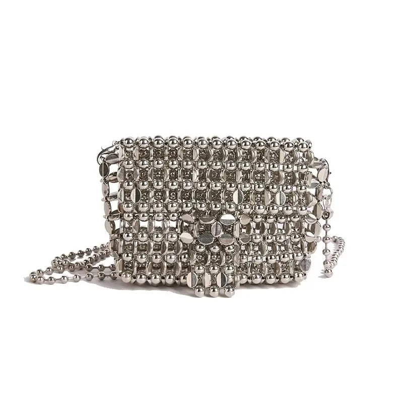 PU Sense of Luxury Solid Color Evening Bags Hollow Out Temperament 2025 Hot Sale Ladies Bags Versatile Fashion Shoulder Bags