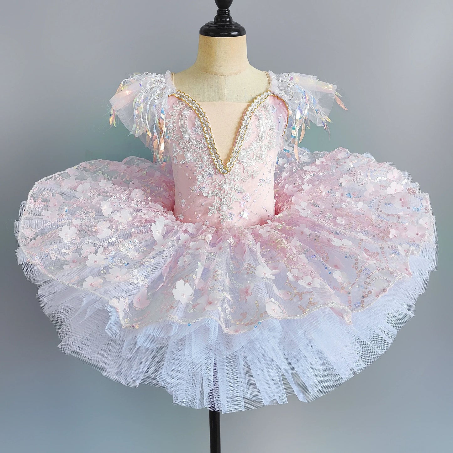 Princess Performance Fairy Tutu Kids Clothes Ballet Leotards for Girls Dress Stage Costumes Dance Wear Summer Children Clothing