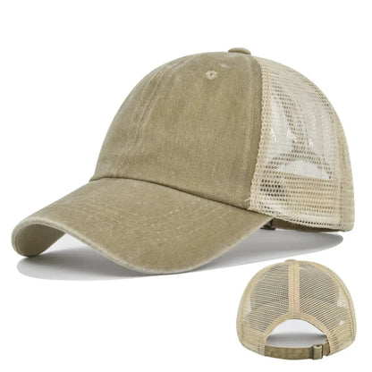 Fashion Men Baseball Cap Hot Sale Unisex Trucker Hat Multi Colors Plain Baseball Cap Women Men Washed Cotton Cap