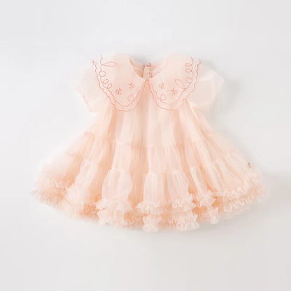 Girl's Dresses Children's Baby Mesh Dress Summer Charm Classy Sweet Fashion Princess Dress Party DB2234901