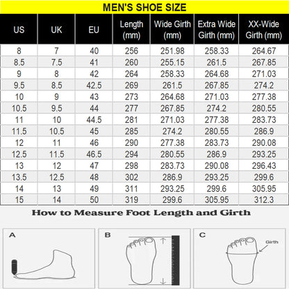 Men's Walking Shoes Thick Soled Slip On Shoe Height Increasing Breathable Sneakers Wide Comfortable Outside&Work Shoe
