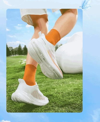 Men Running Shoes Lightweight Breathable Comfortable Wear-resistant Elastic Sole Sneakers 672612217