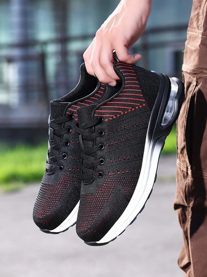 Lightweight Safety Shoes Women Men Air Cushion Work Sneakers Steel Toe Shoes Construction Safety Boots Anti-smash Work Shoes