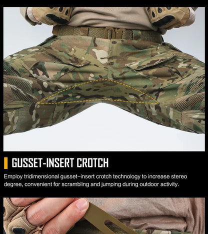 G3 Cargo Pants Men Hiking Pants with Pads camouflage Tactical Pant Streetwear Multicam Hunting Pants Gen3 Mens Clothing New