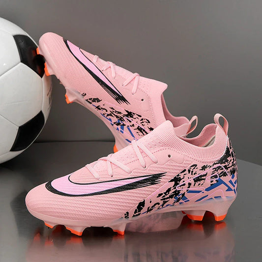 2025 Football Shoes Tiempo Legend 10 Elite FG Wear Resistant Shock Absorption Comfortable Anti-slip Round Head Long Spike