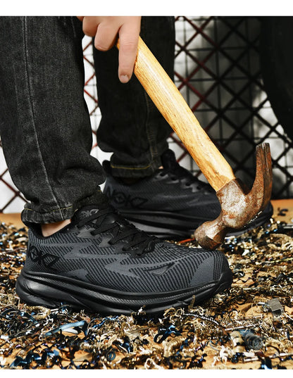 NEW Lightweight Safety Shoes Men Steel Toe Sneakers Anti-puncture Proof Breathable Work Safety Boots Man Comfortable Work Shoes
