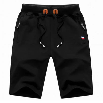 2024 New Men's Shorts Summer Breeches Cotton Casual Sweat Bermudas Men Black Homme Classic Brand Clothing Beach Shorts Male