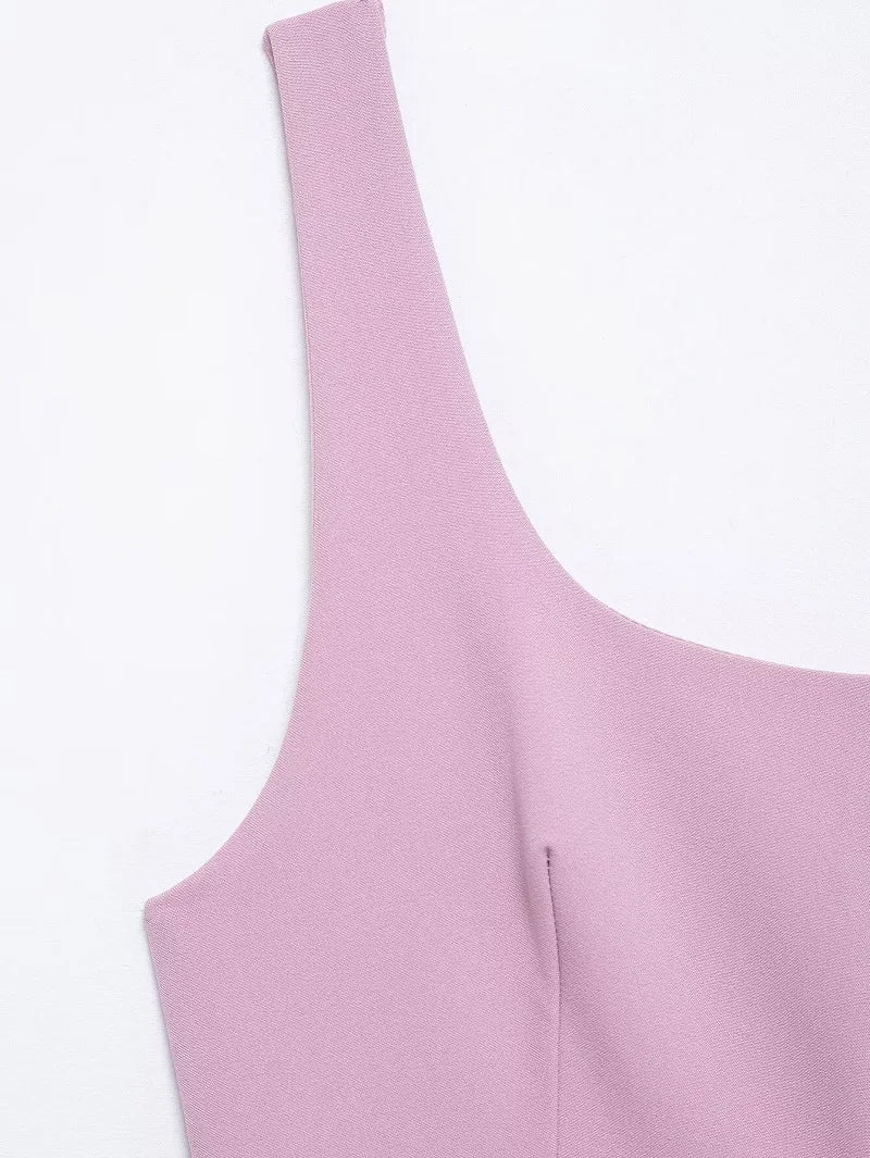 2025 Pleated Mini Dress Women Jumpsuit Backless Short Dresses for Women Straps Playsuit Dress Woman Party Women's Dress