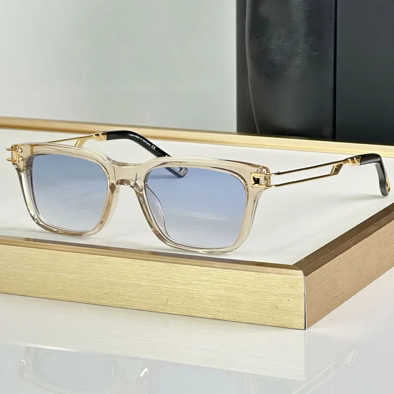 Luxury Crafted Designer Sunglasses Square for Men Women Top High Quality Classic Aesthetics Germany Brand Trendy UV400 with Case