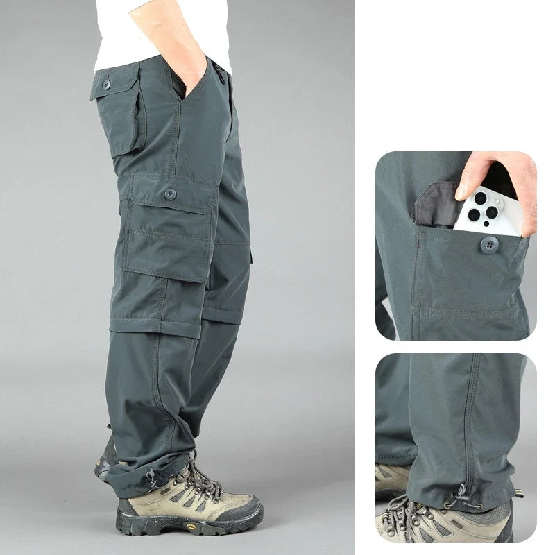 Mens Cargo Hiking Pants Quick Dry,Comfortable,Perfect for Outdoor Working and Camping,Spring Autumn Versatile Outdoor Long Pants