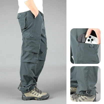 Mens Cargo Hiking Pants Quick Dry,Comfortable,Perfect for Outdoor Working and Camping,Spring Autumn Versatile Outdoor Long Pants