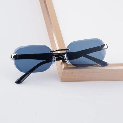 Boundless Germany Designer Sunglasses Square Men Women Alloy Acetate Luxury Brand Trendy Classical Diamond Cutting UV400 Gafas