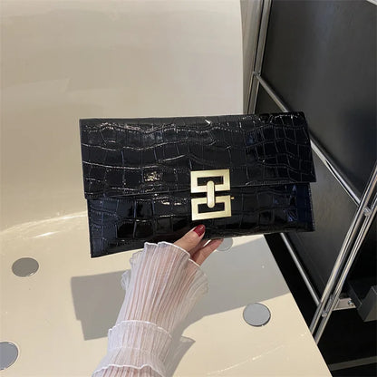 Women Casual handbag New Texture Niche Trend Handbag Bag Women's Fashion Simple Envelope Bag Vacation Handbag