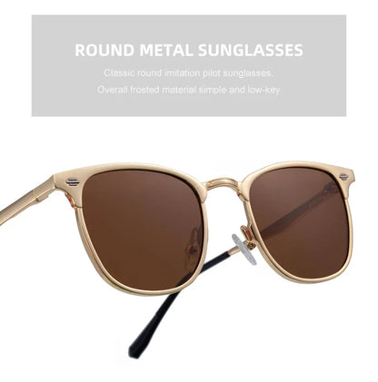 New Arriavl Square Sunglasses Men 2026 Luxury Brand Metal Frame Retro Punk Sun Glasses Male Driving Shades Vintage Eyewear UV400