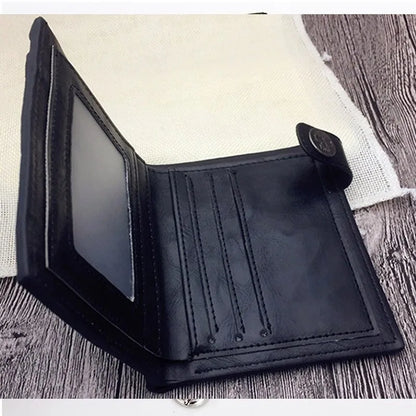 Sac à Main Rétro Punk Homme Nouveau 2025 Crâne Croix Portefeuille Pochette Chaîne Rivets Porte-cartes Vintage Rocker Multi-fonctions Mini Portefeuille