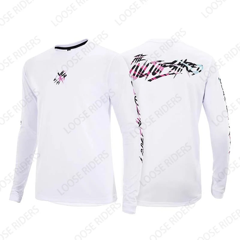 2023 Loose Rider Mens Long Sleeve Jersey BMX Enduro Downhill Jerseys MTB Mountain Bike Shirts Off Road DH Motorcycle Jersey