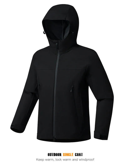 Men's Women's Waterproof Windbreaker Hiking Trekking Jackets Unisex Outdoor Sporty Rain Coat Windproof Climbing Clothes
