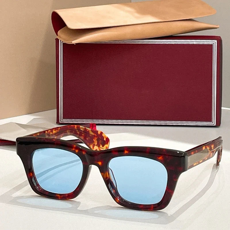 Dealan Uv400 High Quality Men and Women Sunglasses Designer Japan Handmade Optical Prescription Limited Edition Eyewear
