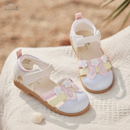 Girls Sandals Cool Children Summer Shoes Breathable Sweet Fashion Party Beach Kids Outdoor Sandal Anti Slip DB2261185