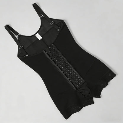 Women's Postpartum Push Up Bodysuit - High Compression Girdle for Slimming & Body Shaping
