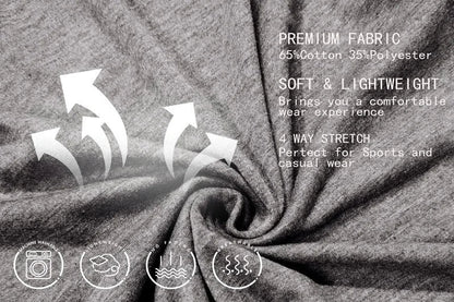 Men's Cotton Button Henley Neck Shirt Long Sleeve Casual Button Solid Color Fashion Streetwear Tops Tees T-Shirts Men Clothing