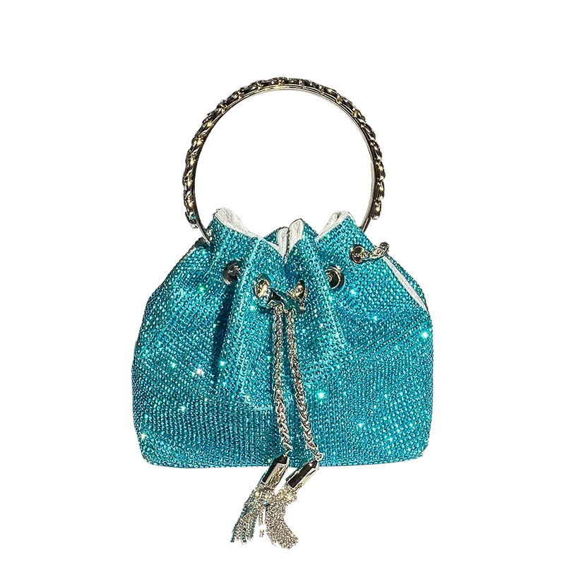 Crystal Shiny Rhinestones Diamond Evening Bag Wedding Party Clutch Purse Luxury Fashion Women Handbag Shoulder Crossbody Bag