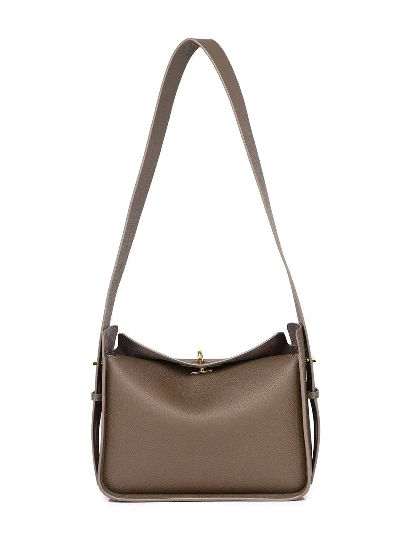 New Genuine Leather Luxury Designer Women Shoulder Crossbody Underarm Bags Cowhide Ladies Large Capacity Tote Bag Fashion Purse