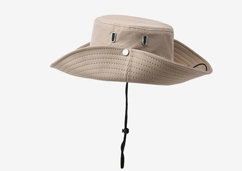 Spring And Summer New Hat Men's Outdoor Mountaineering Sunshade Fisherman Hat Summer Large Brim Breathable Sunscreen Fishing Hat