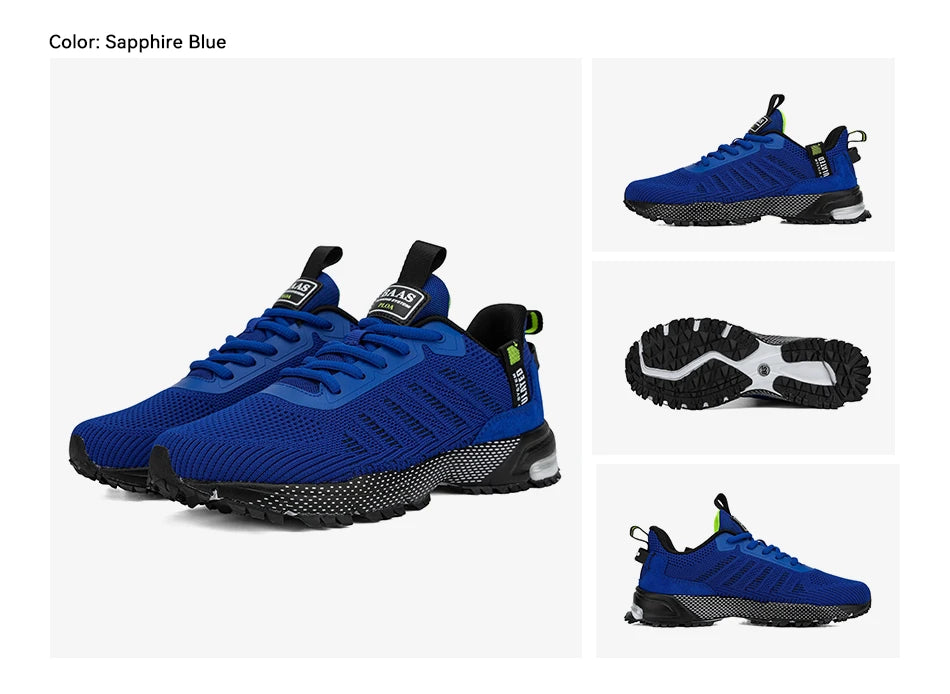 Men Sneakers Outdoor Casual Lightweight Breathable Tennis Shoes Male Fashion Designer Mesh Professional Running Shoes
