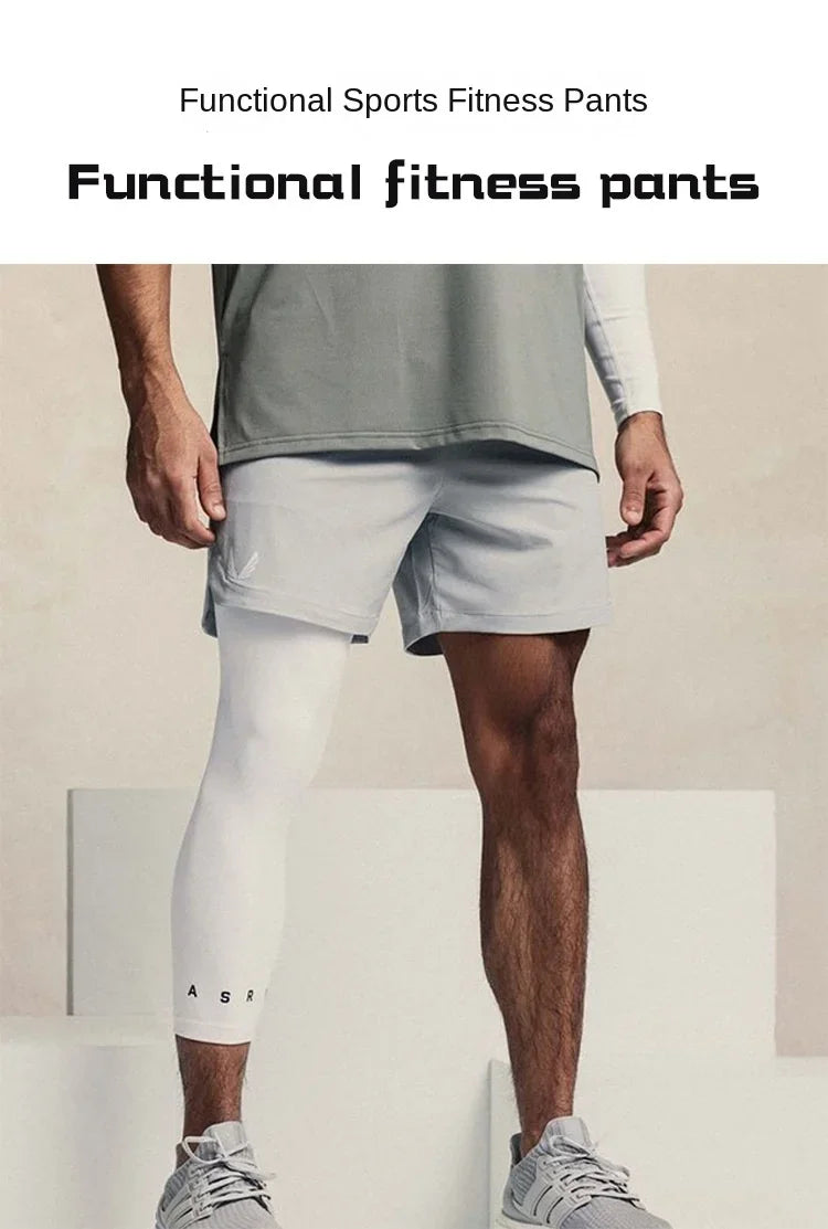 Men's Quick-Drying Shorts Summer Gym Workout Running Basketball Sports Breathable Slim Fit Casual Training Streetwear Fashion‌