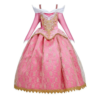 Kids Encanto Mirabel Isabela Dolores Costume Girls Elsa Belle Rapunzel Mermaid Carnival Cosplay Dress Children Princess Clothes
