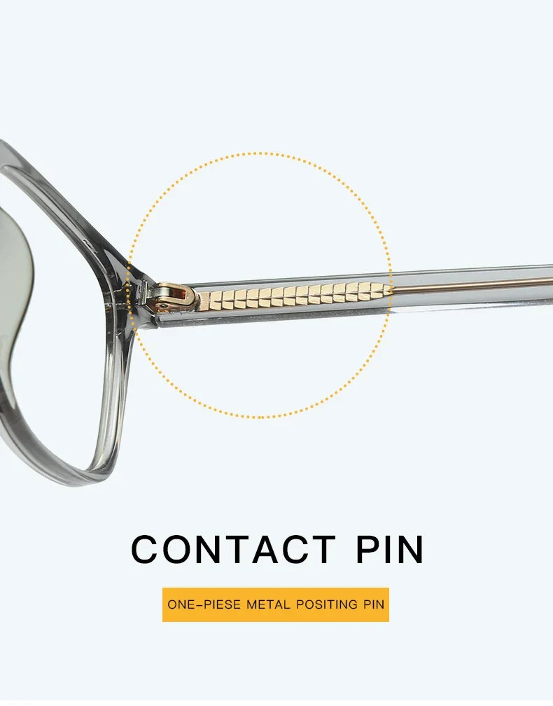 Men's Square Classic Eyeglass Frames Myopia Hyperopia Anti-Blue Light Reading Glasses Customizable Prescription PFD2082