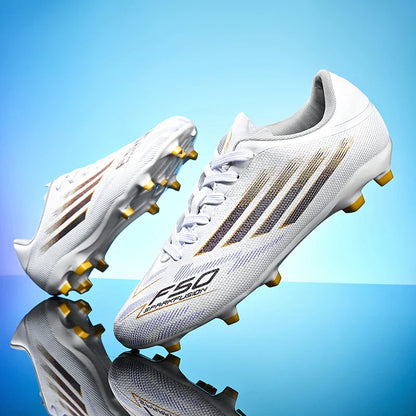 New Men Football Boots Professional Comfortable Sports Shoes Soccer Shoes Boys Sneakers Match Ankle Non-Slip TF/FG Unisex