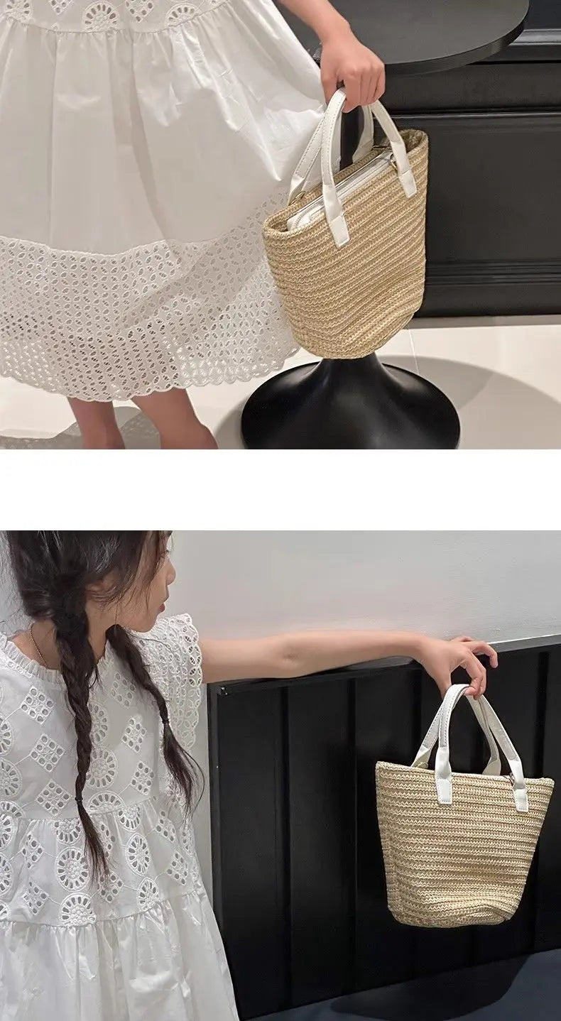 Cotton Medium To Large Children's Clothing Lace White Dress Girls' Princess Little Fresh Vest Dress 2025 Summer New Style