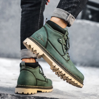 Brand Men Super Warm Snow Boots Winter Men's Ankle Boots Waterproof Short Outdoor Sneakers Autumn Men's Motorcycle